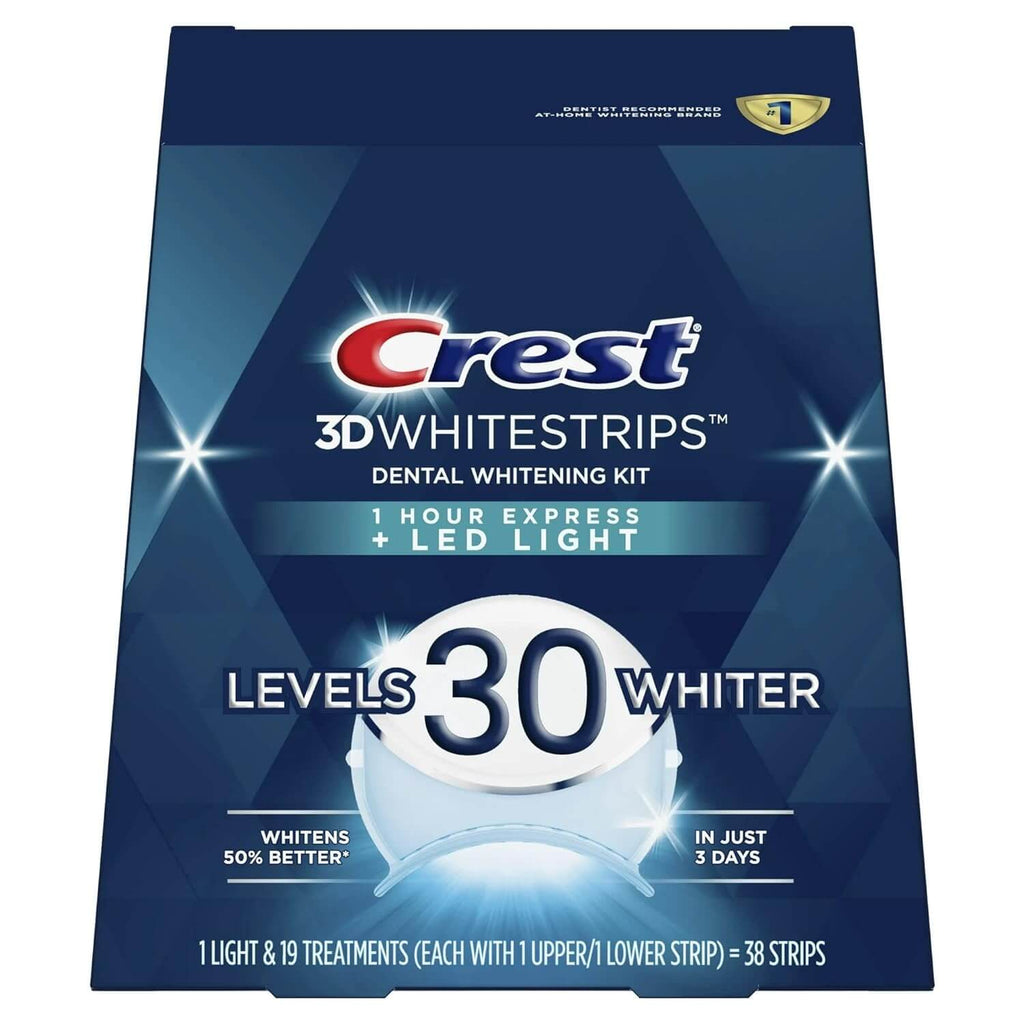 Crest 3DWhitestrips 1 Hour Express + LED