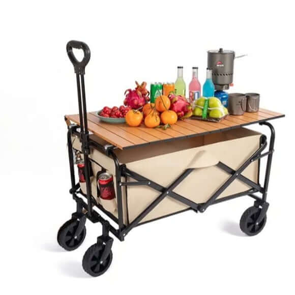 Camping Foldable Wagon with Tabletop