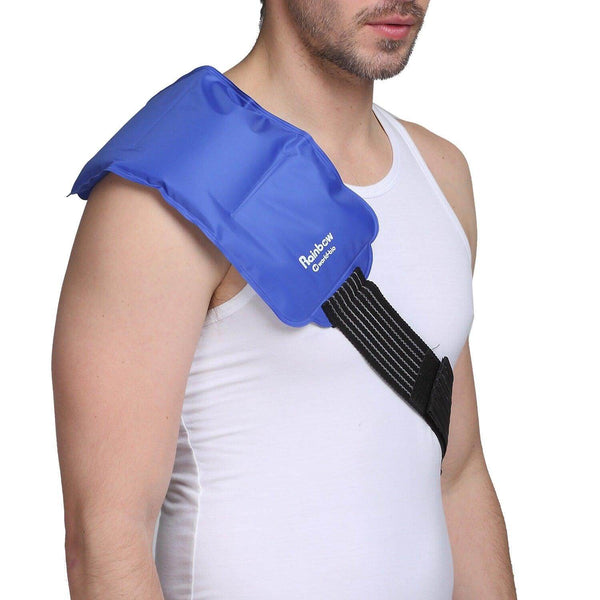 Hot and Cold Gel Packs with Belt for Waist, Back, and Shoulder Pain Relief - Neshtary
