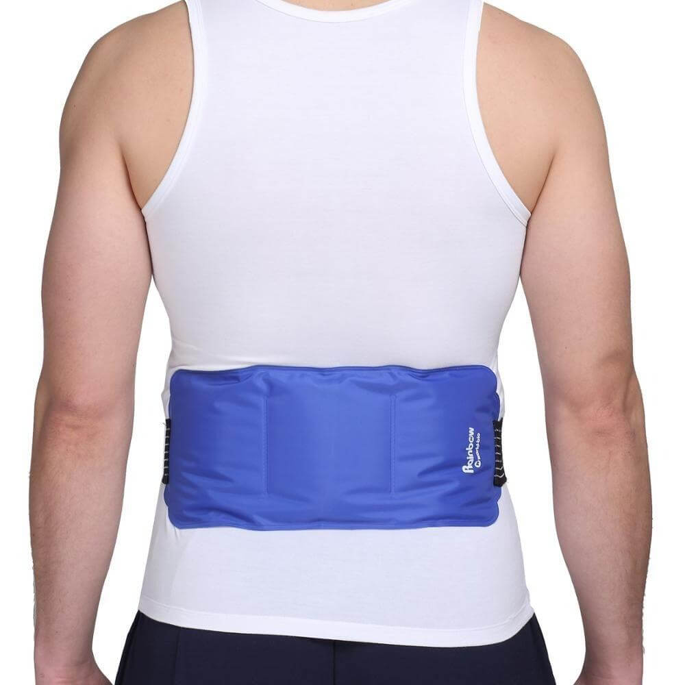 Hot and Cold Gel Packs with Belt for Waist, Back, and Shoulder Pain Re