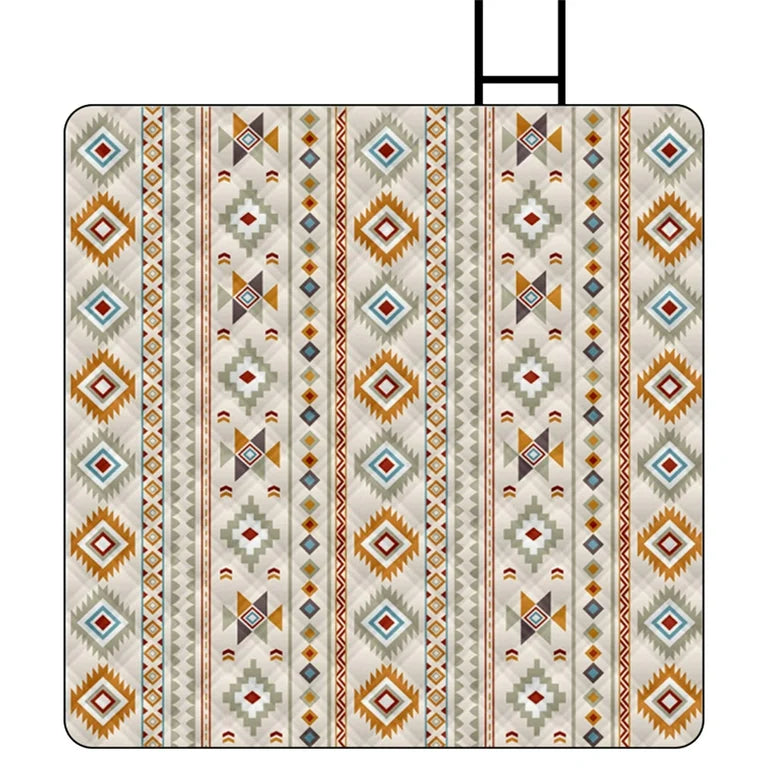 (نقشة 3) 2m x 2m مفرش رحلات مبطن مقاوم للماء