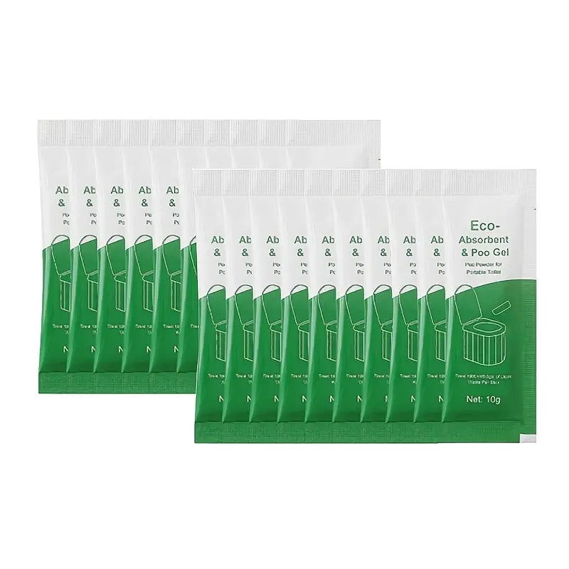 Portable Toilet Waste Gel Packs