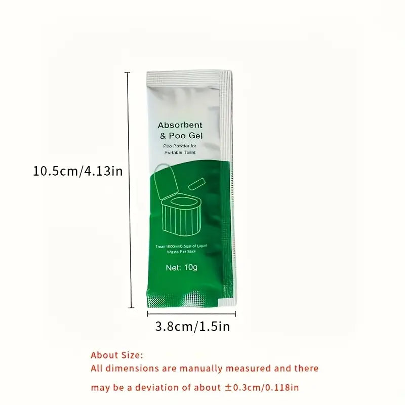 Portable Toilet Waste Gel Packs