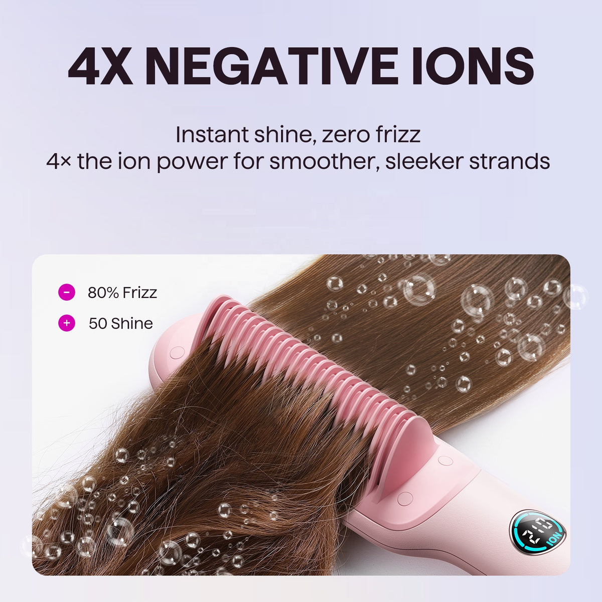 Wavytalk Sleek Sweep Ionic Straightening Brush (B376)