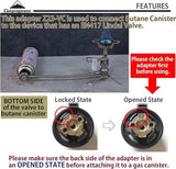 Campingmoon Gas Adapter with Tripod Z23-VC