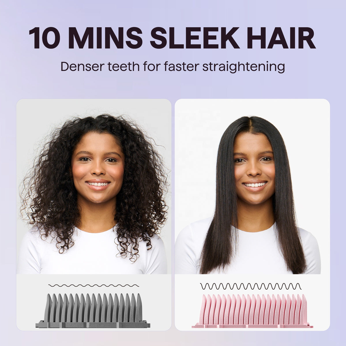 Wavytalk Sleek Sweep Ionic Straightening Brush (B376)