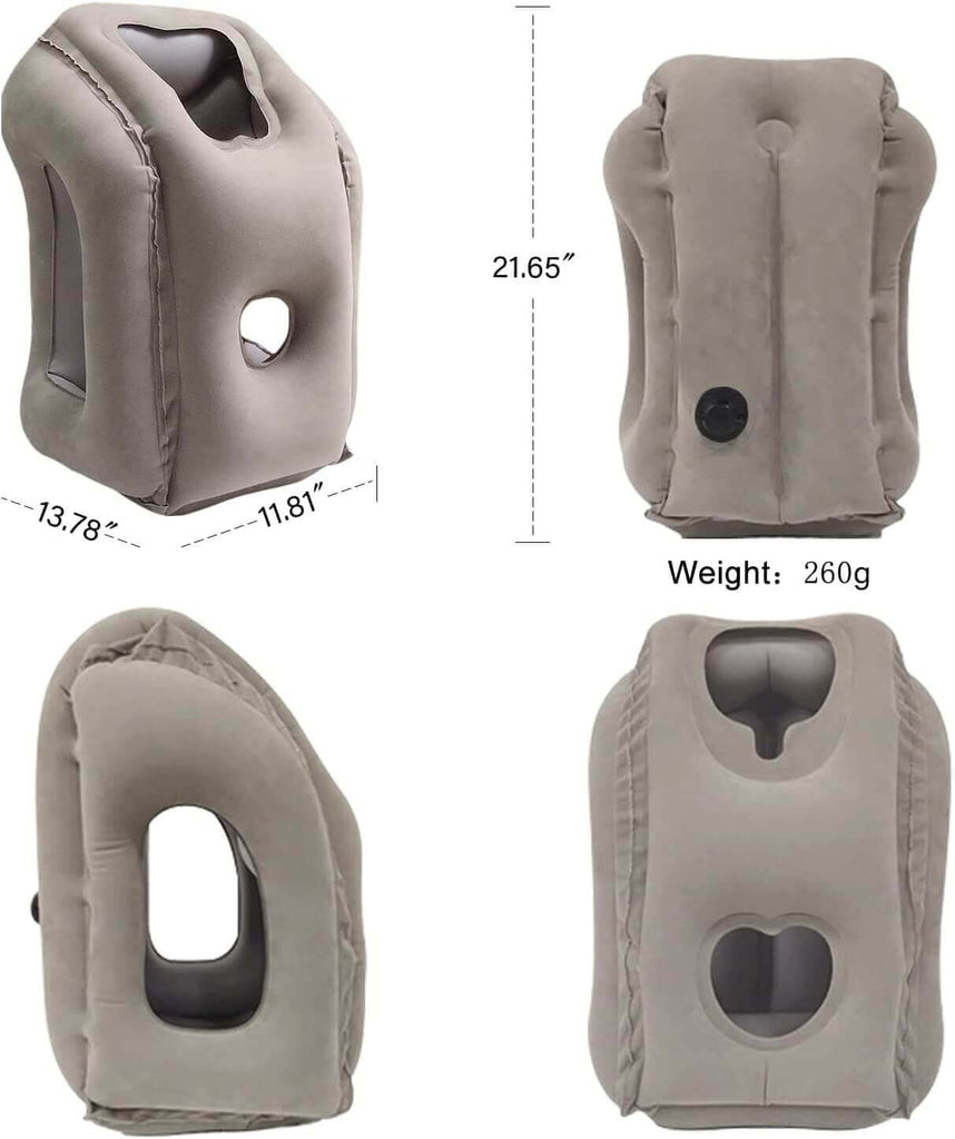 Head Support Plane Ride Inflatable Head Support Pillow for Airplane