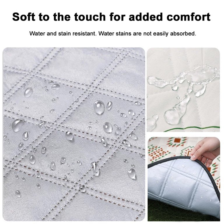 Waterproof Camping Padded Mat 2m x 2m (Pattern 2)