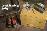 Foldable Box with Wooden Top Table Board 50L Capacity