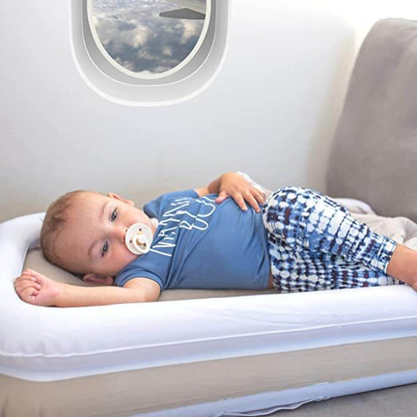 سرير اطفال للطائرة قابل للنفخ