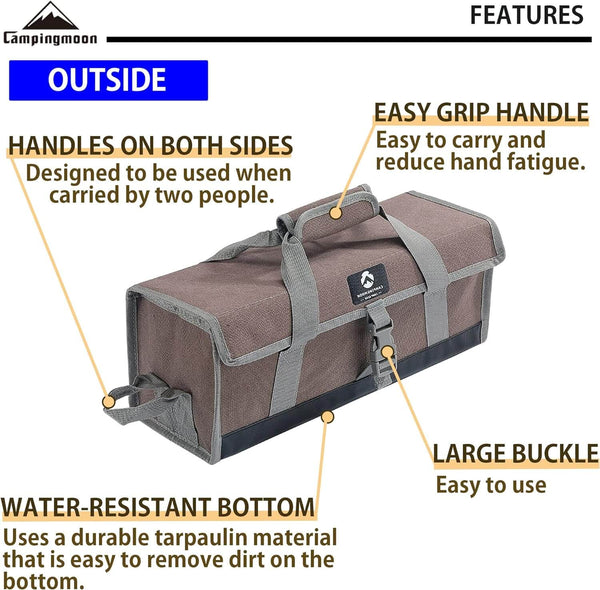 Campingmoon Outdoor Multi-functional Oxford Collapsible Bag - Medium