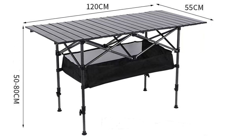 Folding Table with Carry Bag 120 X 55 CM