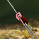 Tent Stakes with Reflective Guy Ropes (Orange - 4 Pack)