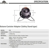 Campingmoon Gas Adapter Z10