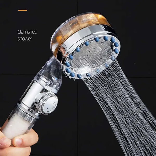 Filtered Shower Head (with Fan)