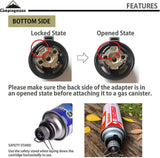 Campingmoon Gas Adapter Z10