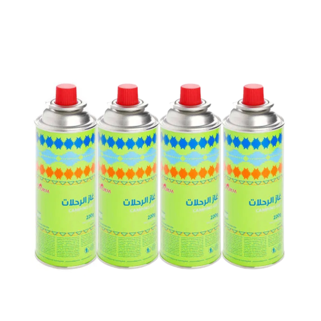 غاز الرحلات 220 جرام (4 عبوات)