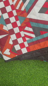 Waterproof Camping Padded Mat 2m x 2m (Pattern 1)