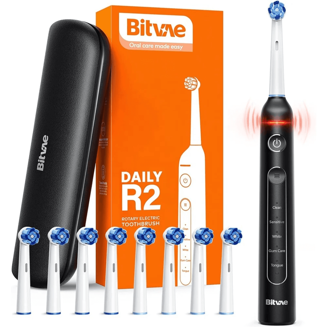 فرشاة أسنان كهربائية مع علبة حافظة Bitvae R2