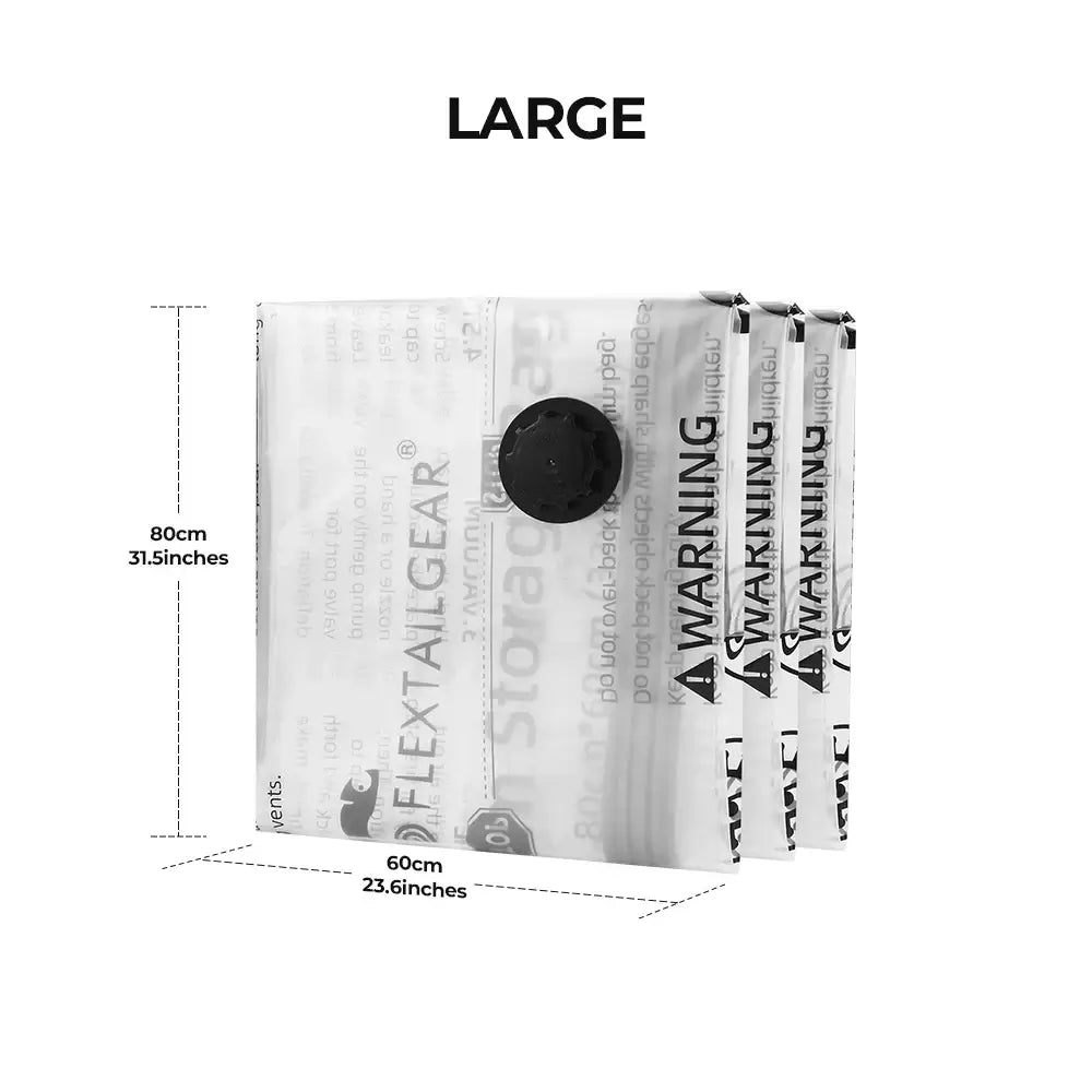 أكياس شفط للتخزين عدد ٤ (بدون منفاخ) FLEXTAILGEAR