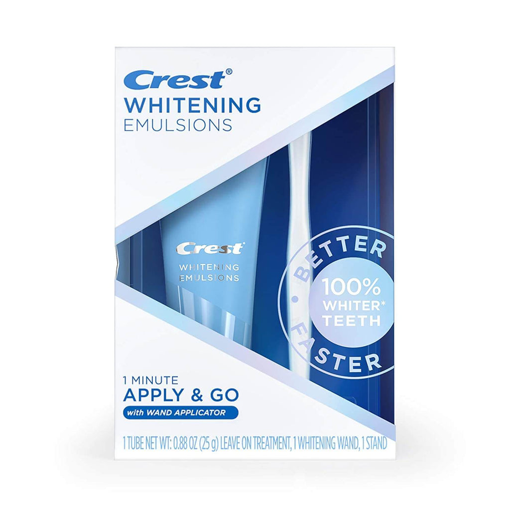 Crest Whitening Emulsions Leave-on Teeth Whitening Gel Kit with Applicator