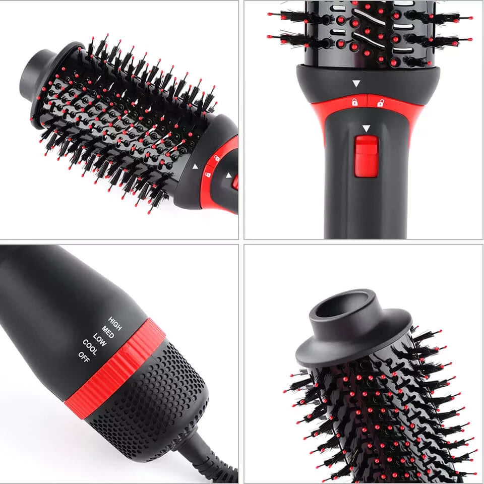 Hair Dryer with Detachable Hot Air Brush