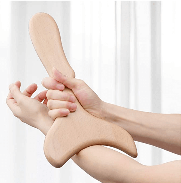 Allshow Wooden Gua Sha Professional Massage Tool - Neshtary