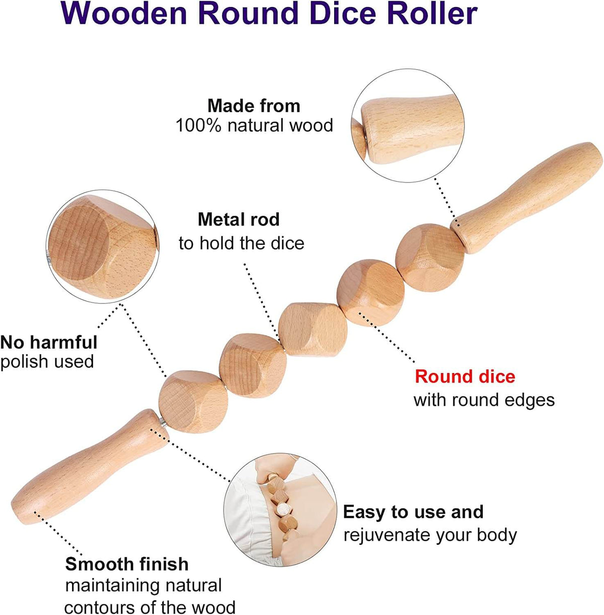 Anti Cellulite Massage Dice Roller Massager (5 Dice)