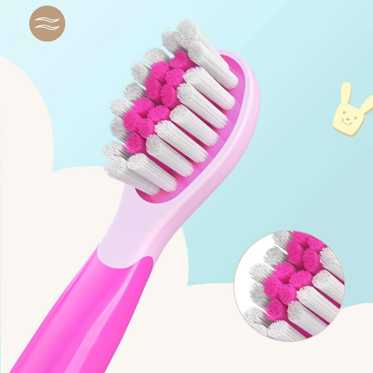 رؤوس فرشاة الاسنان الكهربائية عدد 4 للاطفال - Fairywill 2001BL